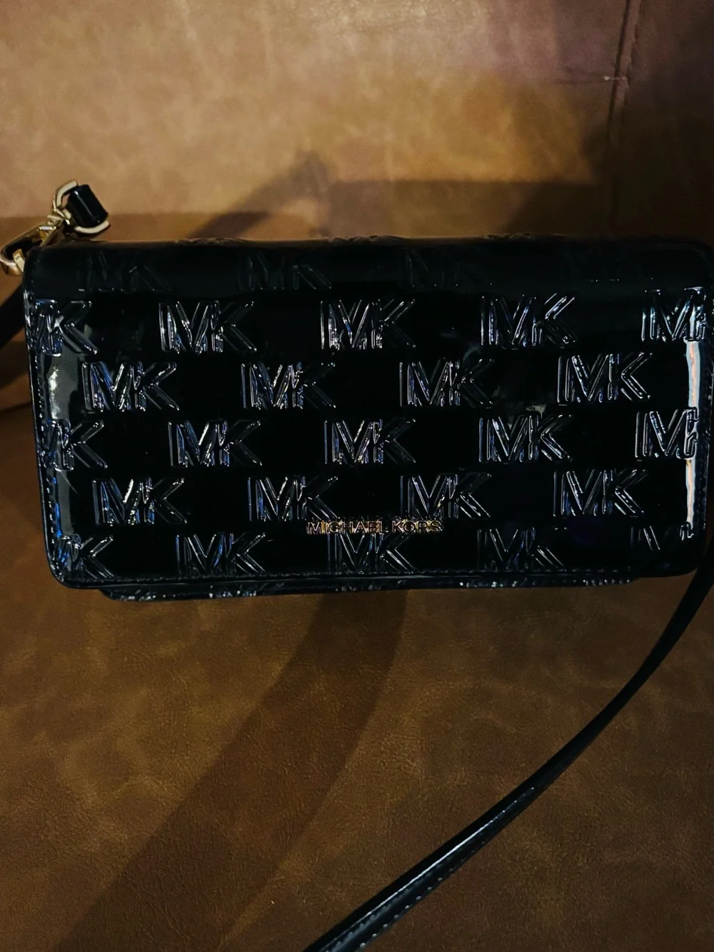 Michael Kors glossy patent